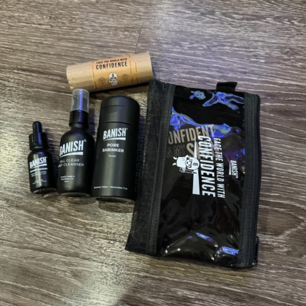 BUNDLE BANISH - DARK SPOT CORRECTOR SERUM - Pore Shrinker and Cleanser
